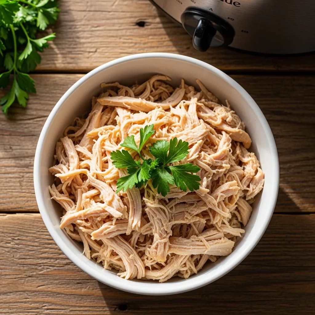 Image of Crockpot Frozen Chicken Breasts (Safe & Easy Method)