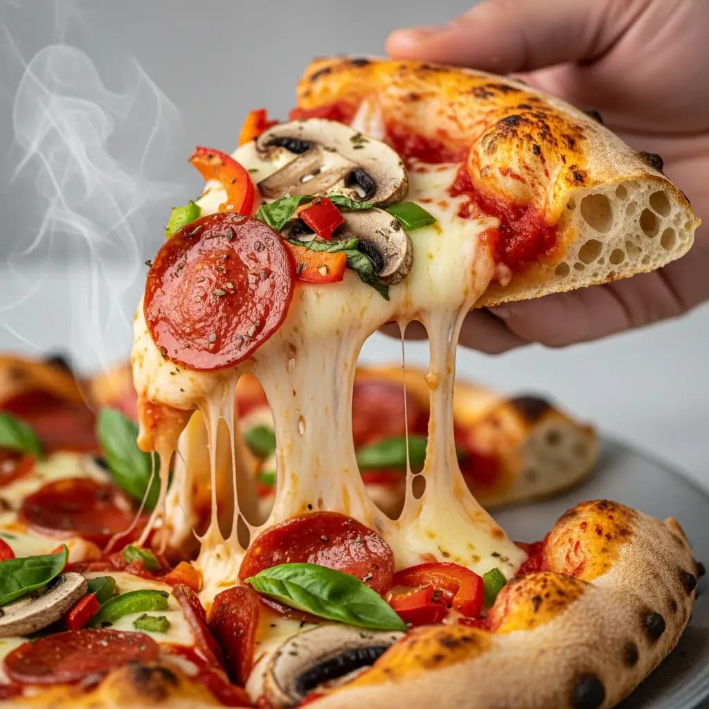 Image of Same Day Sourdough Pizza Crust Recipe (Ready in 4 Hours – No Overnight Wait!)