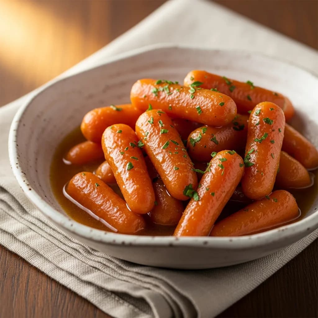 Image of Easy Crockpot Baby Carrots (Sweet & Savory Side!)