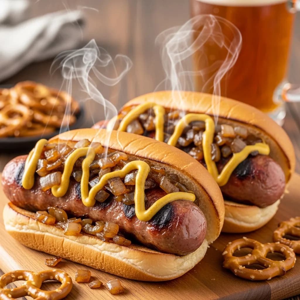 Image of Slow Cooker Beer Brats (Tender & Juicy)