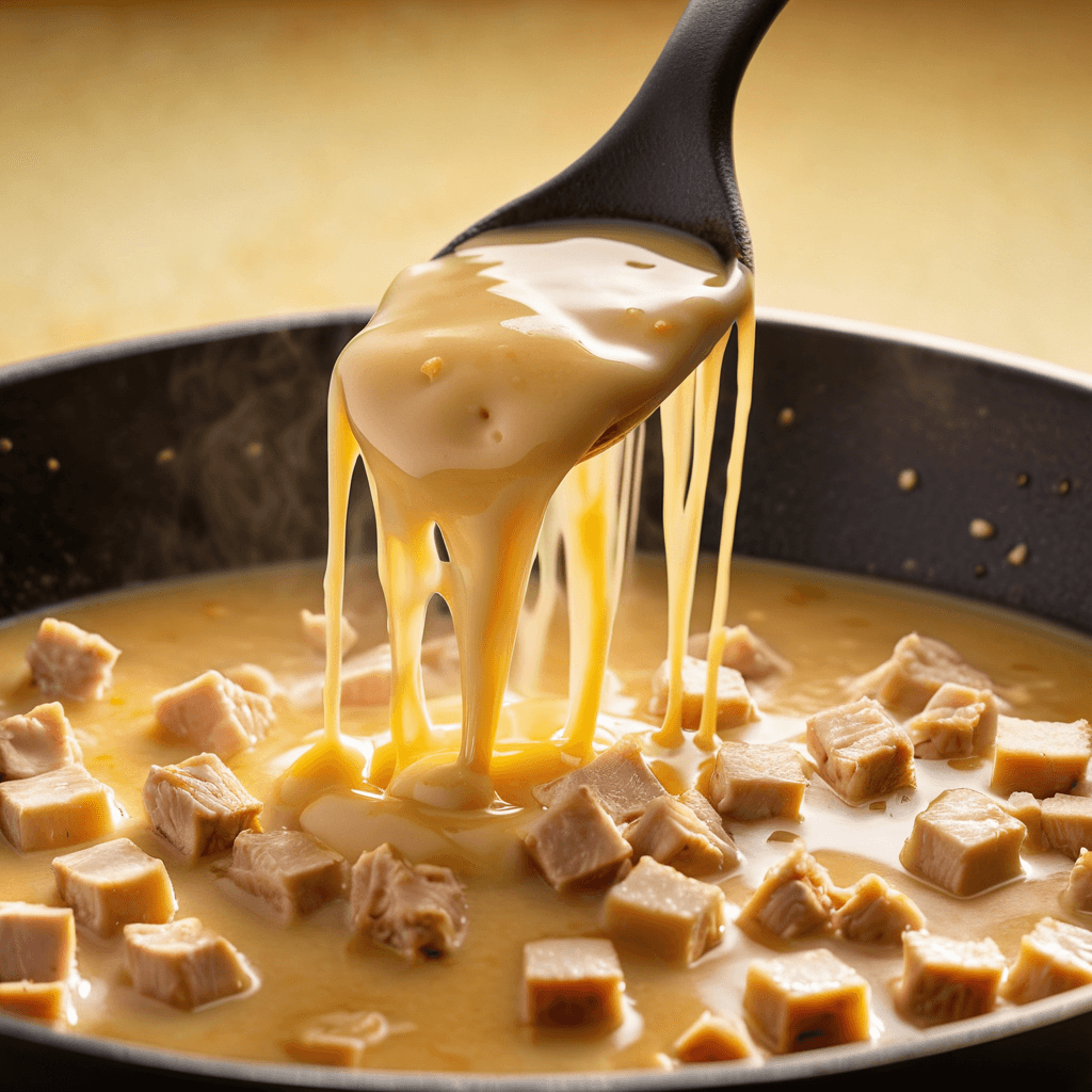 Creamy Cajun Garlic Chicken Rigatoni with Velveeta Parmesan Sauce - Step