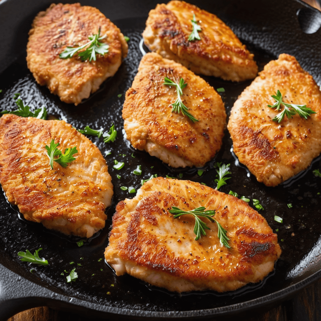 Crispy Pan-Seared Chicken with Dreamy Garlic Cream Sauce - Step