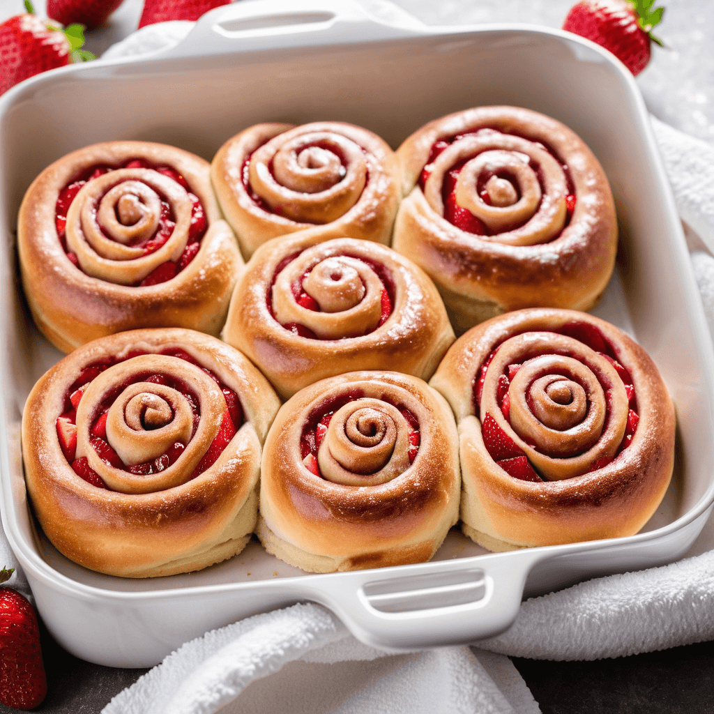 Irresistible Strawberry Cinnamon Rolls for Valentine's Day Brunch - Step