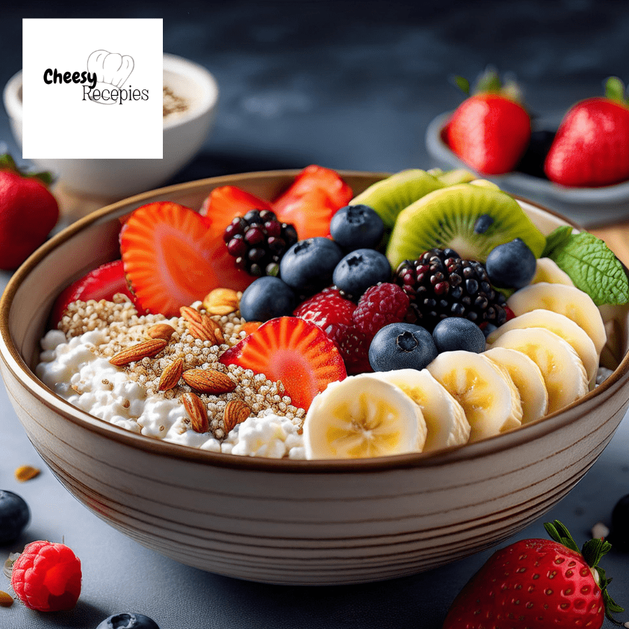 High-Protein Peanut Butter and Oat Cottage Cheese Bowl