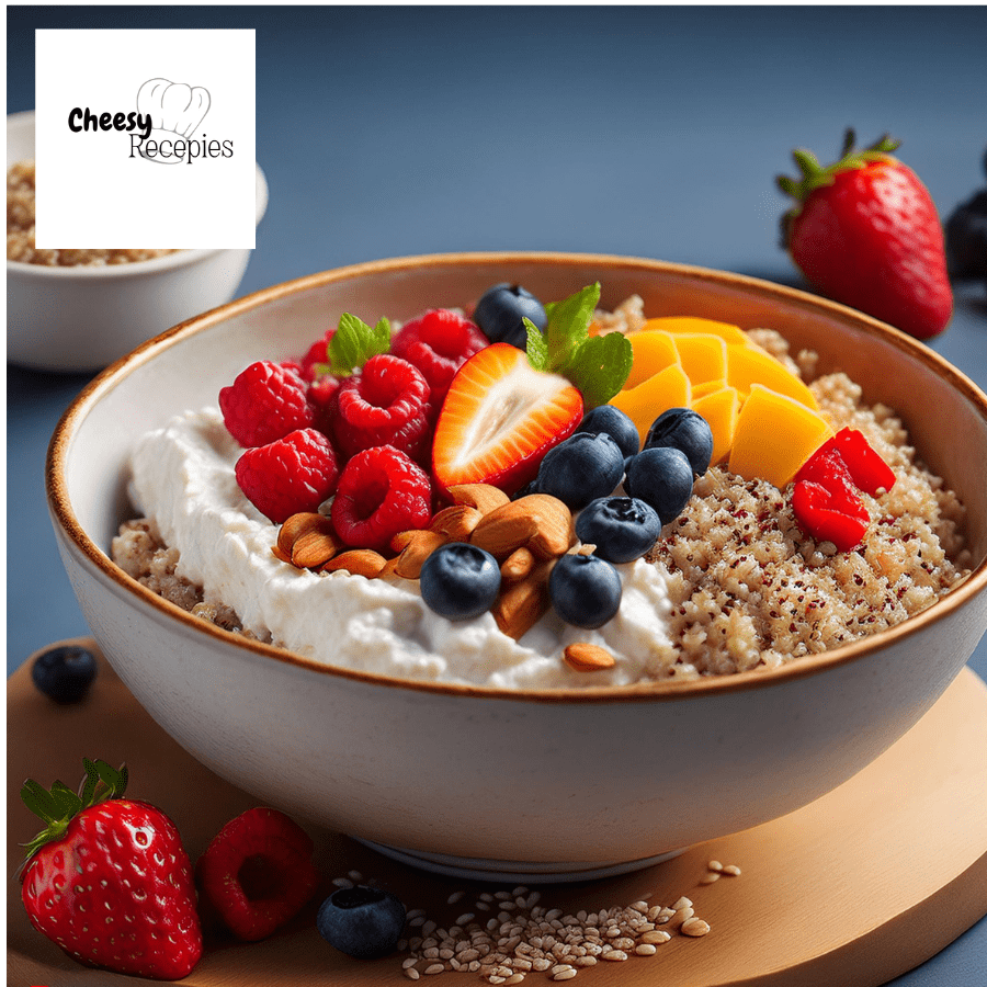 High-Protein Peanut Butter and Oat Cottage Cheese Bowl