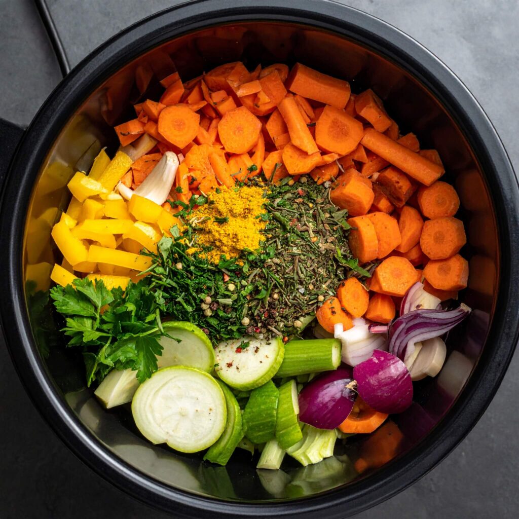  Vegetables in the Slow Cooker